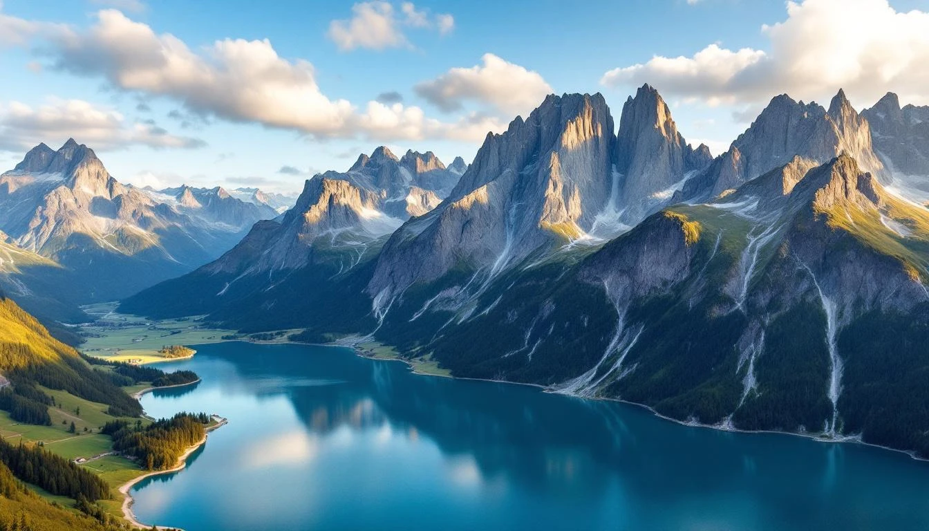 安定性の象徴であるスイスの風景
